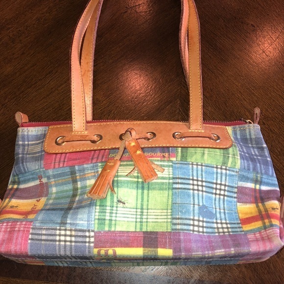 Dooney & Bourke Bags Dooney Bourke Vintage Patchwork Plaid Ants
